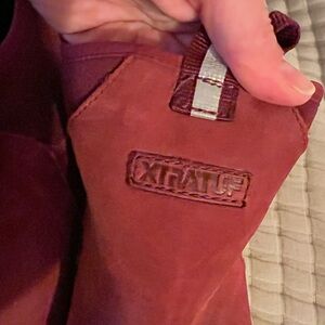 Xtratuf red waterproof leather Chelsea boots
